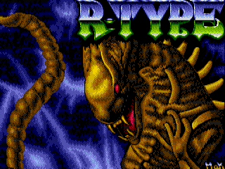 R-Type title screen for Amiga
